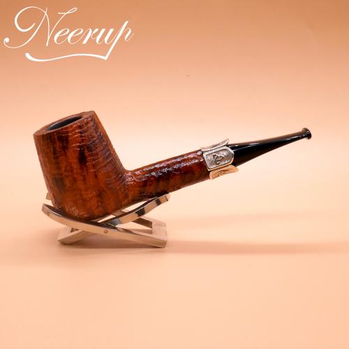 P Jeppesen Boutique gr 3 Smooth 9mm Bent  Fishtail Pipe (NEER285)