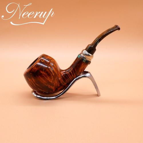 Neerup Classic Series gr 3 Smooth Bent 9mm Filter Fishtail Pipe (NEER303)