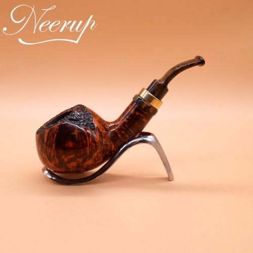 Neerup Classic Series gr 3 Smooth Bent 9mm Filter Fishtail Pipe (NEER309)
