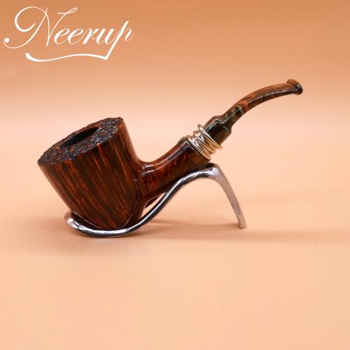 Neerup Classic Series gr 3 Smooth Bent 9mm Filter Fishtail Pipe (NEER313)