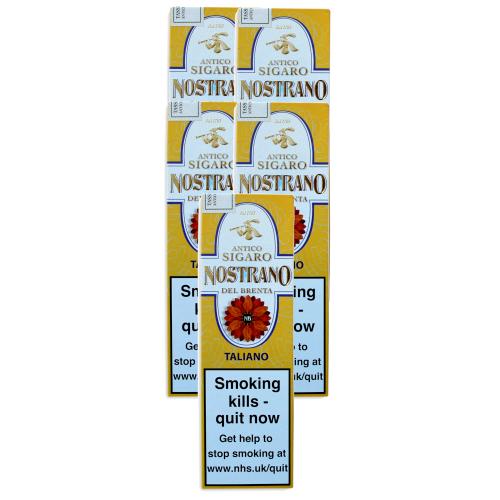 Nostrano del Brenta Sigaro Taliano Cigar - 5 Packs of 3 (15)