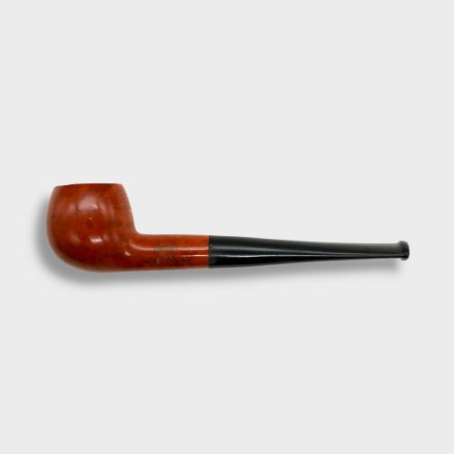 Orlik 3/4 OZ Orange Briar Straight Metal Filter Fishtail Pipe (OR118)
