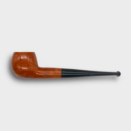 Orlik 3/4 OZ Orange Briar Straight Metal Filter Fishtail Pipe (OR130)