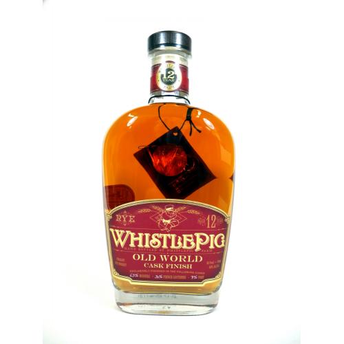 COSMETIC DEFECT - WhistlePig 12 Year Old Old World Cask Finish Whiskey - 75cl 43%