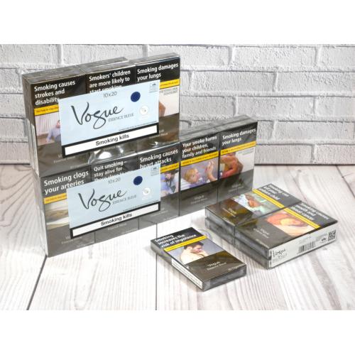 Vogue Essence Blue (Superslims) - 20 Packs of 20 cigarettes (400)