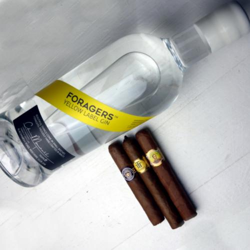 Foragers Yellow Label + Cuban Cigars Sampler - 3 Cigars