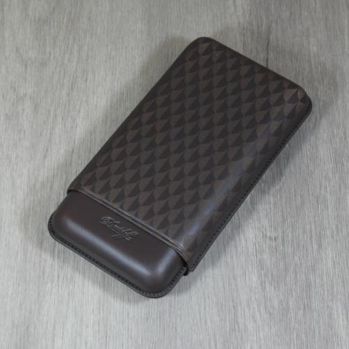 Davidoff Essentials Curing XL-3 Cigar Case - 3 Cigars - Brown