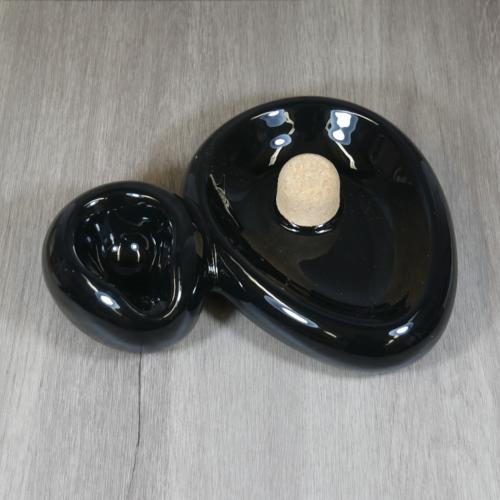 Savinelli Sidecar Pipe Ashtray - Black