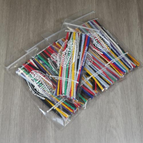 Wilsons of Sharrow Pipe Cleaners Multi Coloured Straight - 5 Packs of 50 (250)