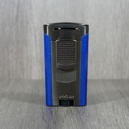 Xikar Astral Single Jet Flame Lighter - Gunmetal & Blue