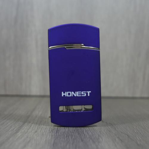 Honest Studley Single Jet Flame Cigar Lighter - Purple (HON188)