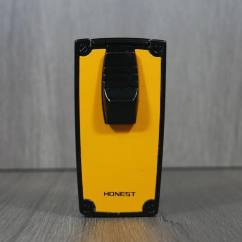 Honest Welton Dual Jet Flame Cigar Lighter - Yellow (HON190)