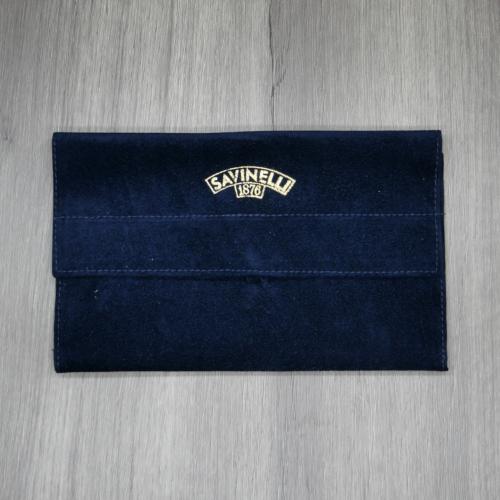 Savinelli Velvet Pipe Pouch - Blue