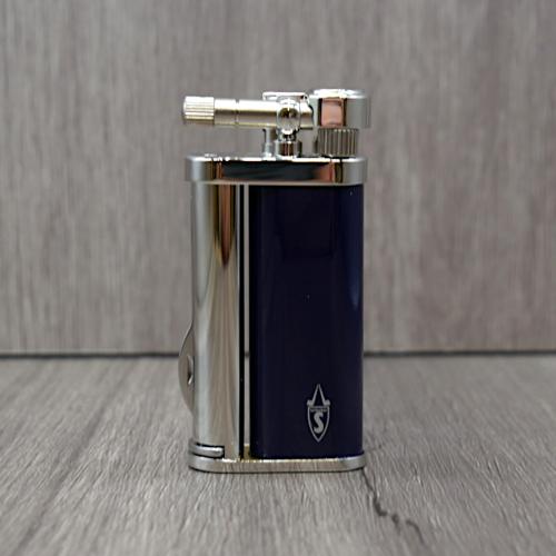 Savinelli Lacquered Pipe Lighter - Blue