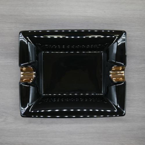 Black & Copper 2 Position Cigar Ashtray