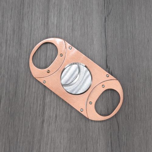 Rose Gold Twin Blade Cigar Cutter - 64 Ring Gauge