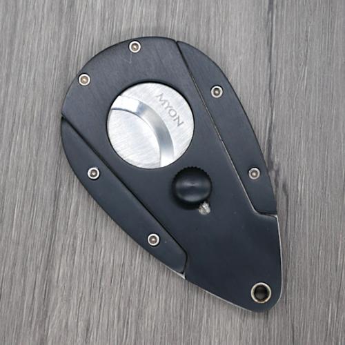 Myon Butterfly Double Blade Cigar Cutter - Black