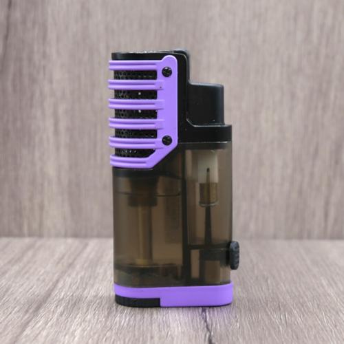 Atomic Maximus II Triple Jet Cigar Lighter - Purple