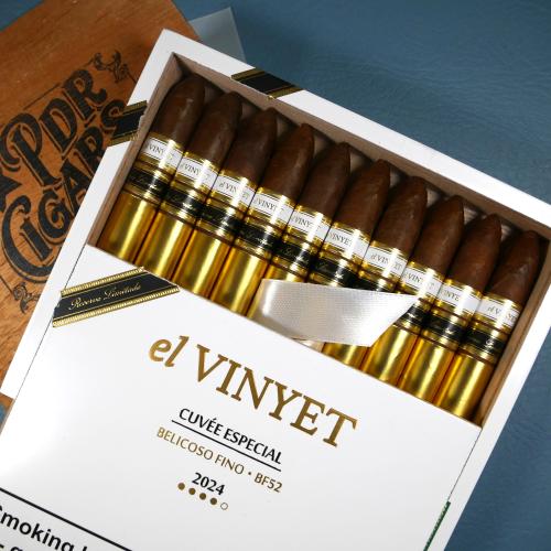 PDR El Vinyet 2024 Belicoso Fino Cigar - Box of 10