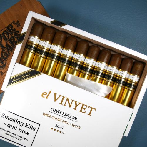 PDR El Vinyet 2024 Wide Churchill Cigar - Box of 10