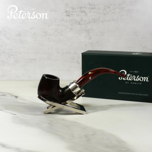 Peterson Ashford 230 Silver Mounted Cumberland Fishtail Pipe (PE1666)