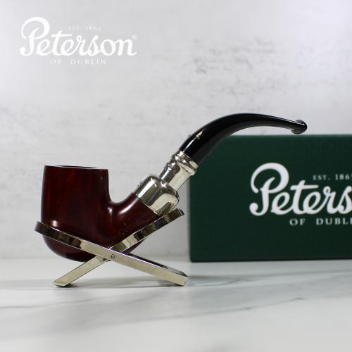 Peterson Red Spigot 338 Silver Mount Fishtail Pipe (PE1940)