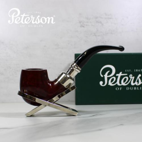 Peterson Red Spigot 221 Silver Mount Fishtail Pipe (PE1941)