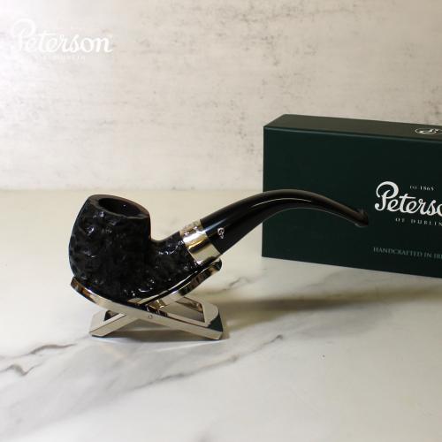 Peterson Jekyll and Hyde 221 Nickel Mounted Fishtail Pipe (PE2081)