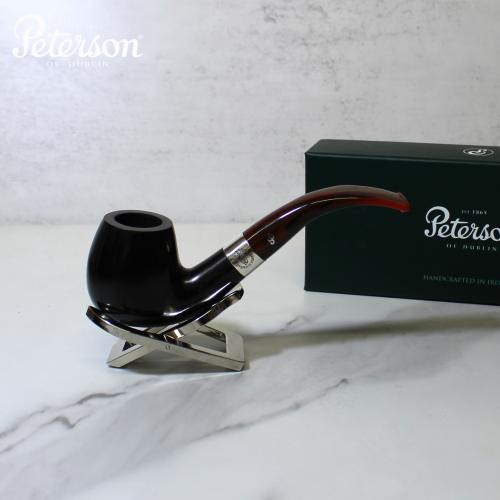 Peterson Irish Harp 68 Smooth Silver Mounted Fishtail Pipe (PE2099)