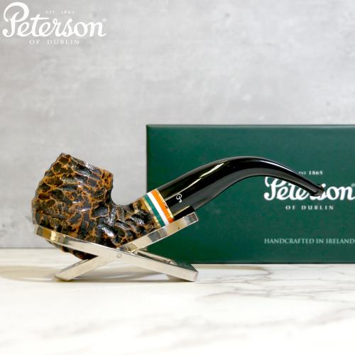 Peterson 2023 St. Patricks Day 230 Rustic Nickel Mounted Fishtail Pipe (PE2211)