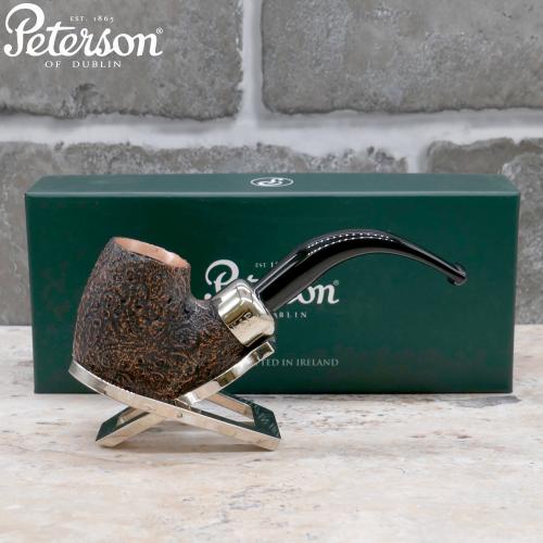 Peterson Arklow 304 Sandblast 9mm Filter Fishtail Pipe (PE2378)