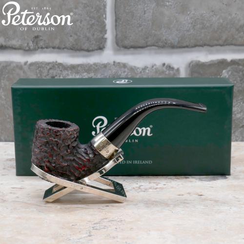 Peterson Donegal Rocky 338 Nickel Mounted Bent Fishtail Pipe (PE2381)