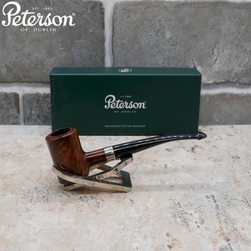 Peterson Tankard Smooth Nickel Mounted P Lip Pipe (PE2564)