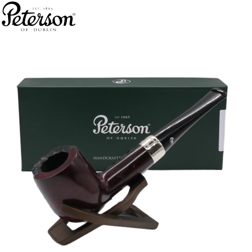 Peterson Jekyll and Hyde 106 Nickel Mounted Fishtail Pipe (PE2734)
