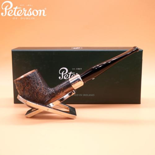 Peterson Arklow X105 Sandblast 9mm Filter Fishtail Pipe (PE2941)