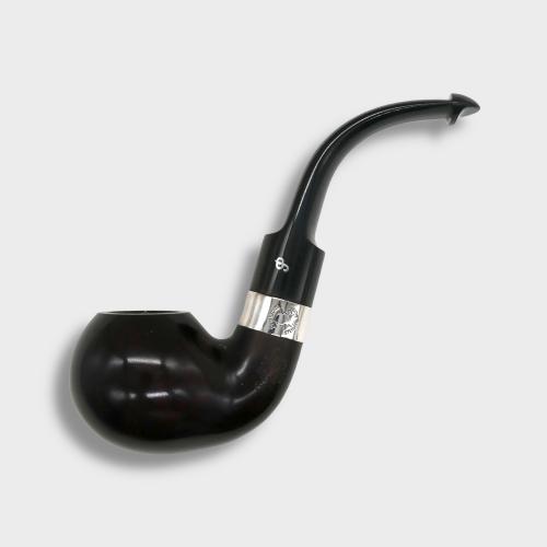 Peterson Sherlock Holmes Lestrade Heritage Silver Mounted P Lip Pipe (PE3038)