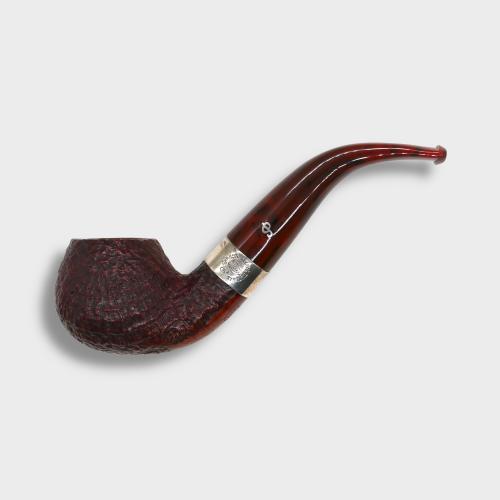 Peterson Irish Harp 03 Sandblast Silver Mounted Fishtail Pipe (PE3048)