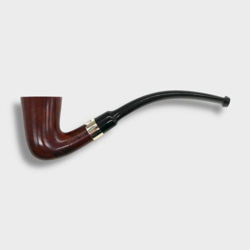 Peterson Calabash Smooth Nickel Mounted Fishtail Pipe (PE3104)