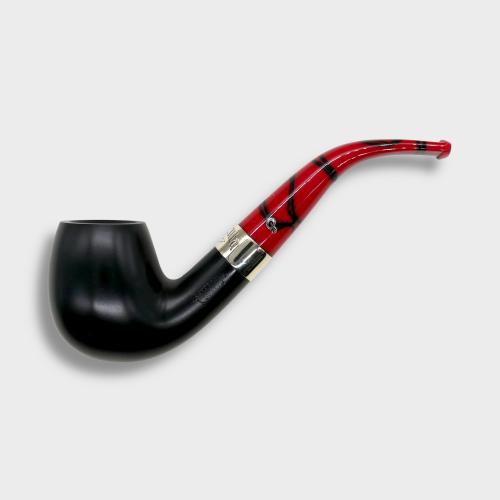Peterson Dracula 69 Smooth Ebony Nickel Mounted Fishtail Pipe (PE3137)