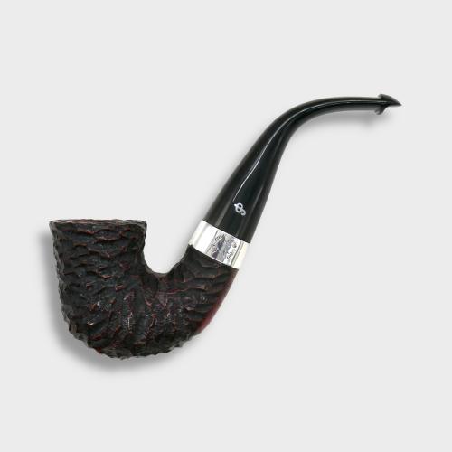 Peterson Sherlock Holmes Original Rustic Silver Mounted P Lip Pipe (PE3208)