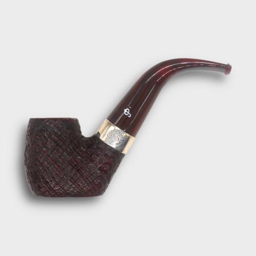 Peterson Irish Harp 03 Sandblast Silver Mounted Fishtail Pipe (PE3332)