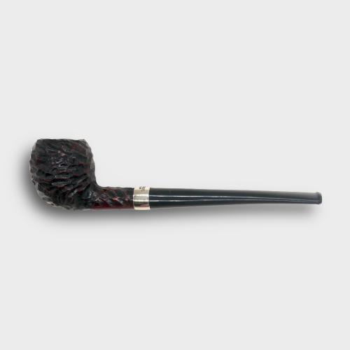 Peterson Junior Rusticated Acorn Nickel Mounted Fishtail Pipe (PE3381)
