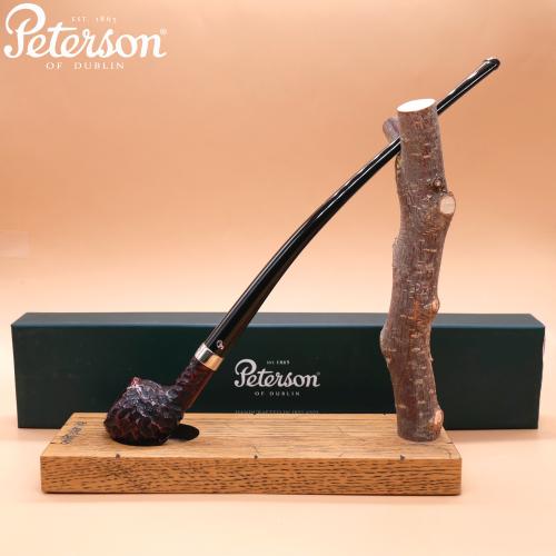 Peterson Churchwarden Rustic Prince Fishtail Pipe (PEC251)