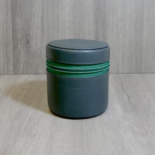 Peterson Avoca Medium Travel Tobacco Jar - Black Leather