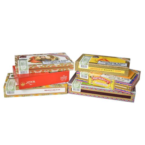 Empty Wooden Cigar Boxes (Paper Coated) - Large Size - LUCKY DIP