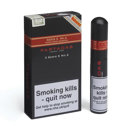 Partagas Serie E No. 2 Tubed Cigar - Pack of 3