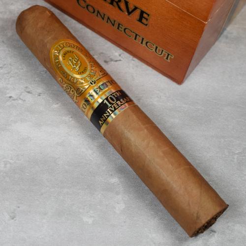 Perdomo 10th Anniversary Connecticut Super Toro Cigar - 1 Single