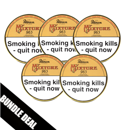 Bundle Deal - Peterson My Mixture 965 Pipe Tobacco - 5 x 50g tin (Formerly Dunhill Range)