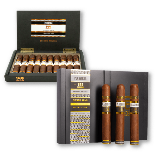 Plasencia Cosecha 149 La Vega Robusto Box of 10 & Cosecha 151 La Musica Robusto Box of 10 (20) Bundle Deal