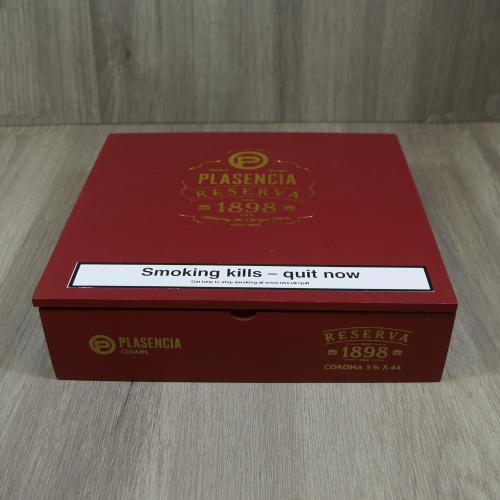 Empty Plasencia  Reserva 1898 Corona Cigar Box